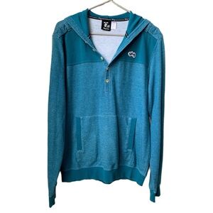 LRG Women’s Teal Long Sleeve Hoodie Sweatshirt